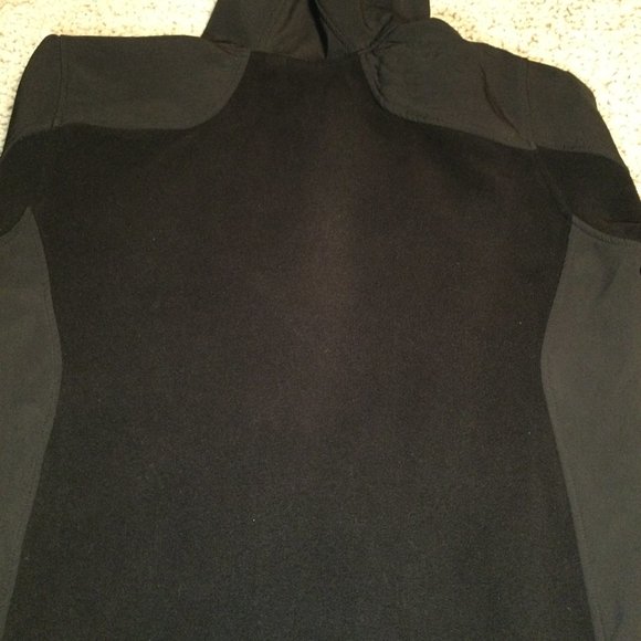 Reebok Nylon/Fleece Hooded Full Zip Up Jacket - Picture 8 of 9